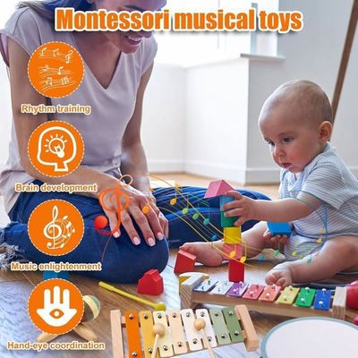 Sifflet En Bois Animalier – Jouet Musical éducatif Pour Bébés, Couleur Aléatoire, 1 Pièce