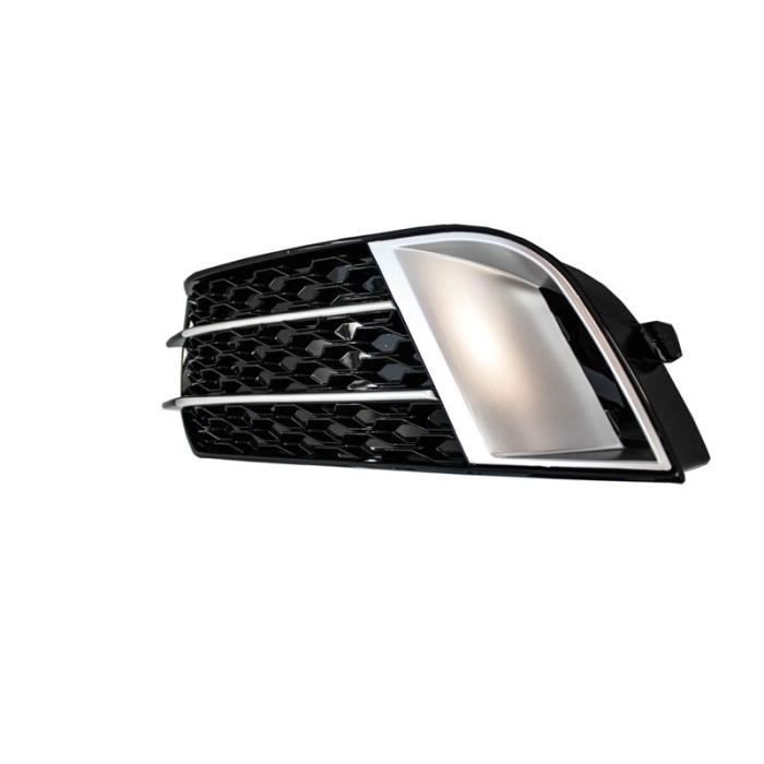 Grille De Pare-Chocs Avant Droit Noir - Cache Feu Antibrouillard Compatible Audi A6 2005-2008 (Côté Passager), ABS De Qualité OE