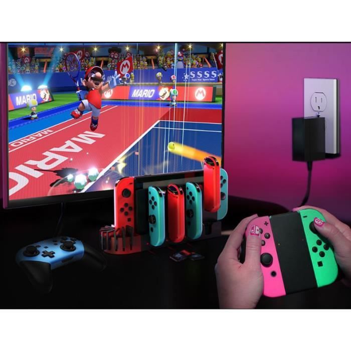 Chargeur Joy-Con pour Nintendo Switch/Switch OLED, Station de