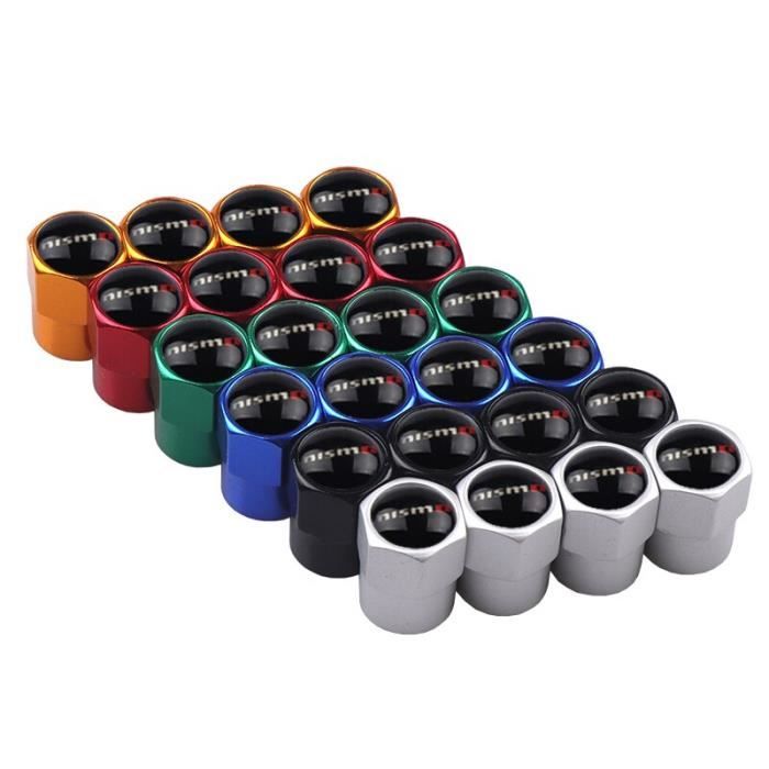20 Cache-écrous Noirs 17mm + Outil - Protection Jantes Anti-poussière - Pour Voitures, SUV