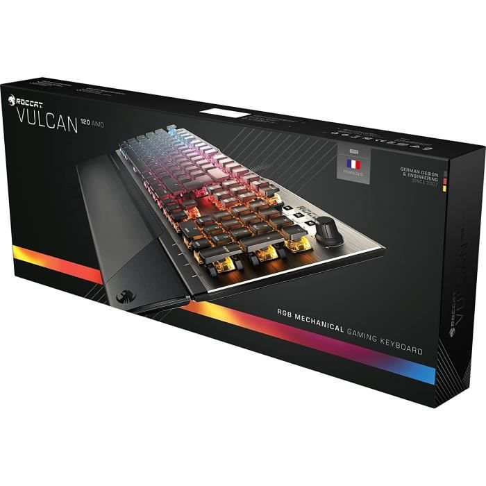 Roccat Vulcan 120 - Clavier de Jeu Noir, gaming mécanique RGB, Rétro ...