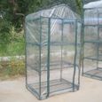 Serre de jardin MINIFINKER - 69x49x126cm - Imperméable et anti-UV - PVC transparent-3