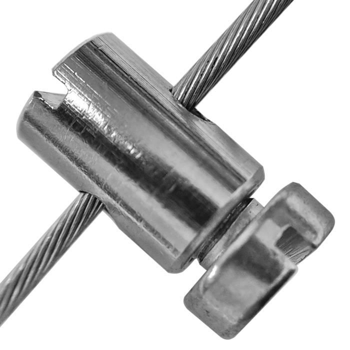 18 Pièces Serre Cable Acier,Serre Cable Inox 304 U Boulon Clip De Câble