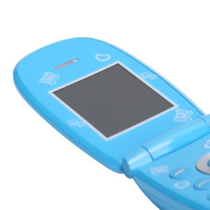 Mini Téléphone Portable Tactile Bluetooth Fm Anti-perte Gsm Double Sim Bleu  Yonis à Prix Carrefour