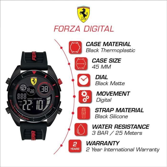 Montre ferrari digital store
