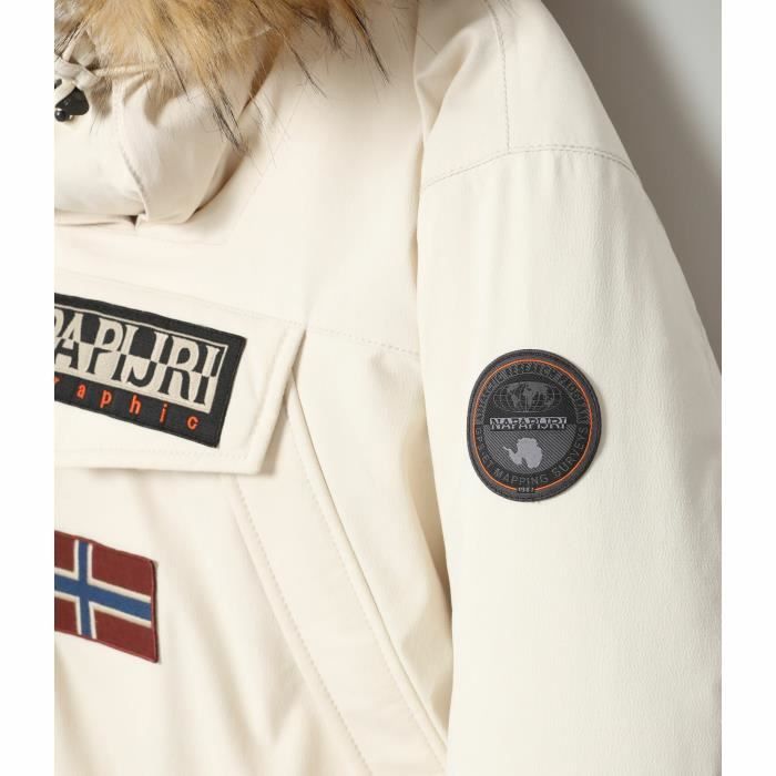 Veste femme Napapijri Skidoo Blanc Sports d hiver