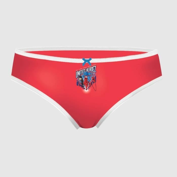 Lot de Culottes Fille 100% Coton Miraculous MIR/4/SCX3/ASS1/45