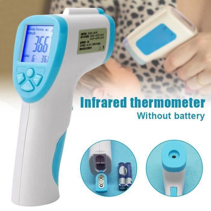 Happy-Thermomètre infrarouge à main Thermomètre numérique sans contact  Thermomètre avec Rétroéclairage tricolore - Cdiscount Santé - Mieux vivre