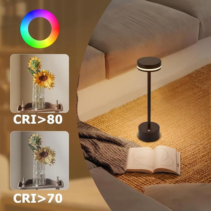 Lot De 2 Lampes De Bureau Tactiles Pour Chambre à Coucher, Lampes De