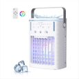 Climatiseurs Portables, Climatiseurs Portables , Mini Climatiseur avec Réservoir D'Eau de 1 000 Ml, pour Bureau, Chambre à Coucher.