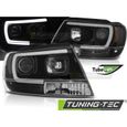 Paire phares Jeep Grand cherokee 1999-2005 LED LTI Noir LPCH24-0