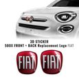 Autocollant Fiat 3D Remplacement Logo pour 500X, Avant et Arrière-0
