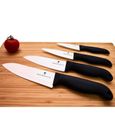 Couteau en céramique mis noir blanc 4 pièces -  ustensiles de cuisine premium - Quatre couteaux de cuisine de haute qualité-0