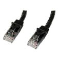 STARTECH Câble réseau Cat6 Gigabit UTP - Sans crochet - 10 m - Cordon Ethernet RJ45 anti-accroc - Câble patch Mâle / Mâle - Noir-0