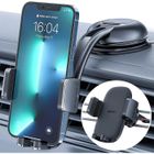 ACEFAST Support Téléphone Voiture,Gravité Rotation 360 Porte Telephone Voiture Ventilation Support-Noir