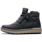 Bottines Femme Grises - RELIFE Jolaine - Fermeture Éclair - Talon Plat 3,5cm