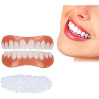 Immédiat Prothèses Dentaires, Fausses Dents Blanches, Naturel Fausse Dents, Facettes Dentaires, Dents de Placage