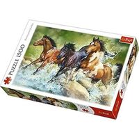 Puzzle 1500 pièces - Trois chevaux sauvages - Animaux - Enfant - A partir de 3 ans