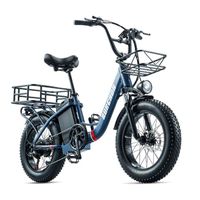 Vélo électrique keteles u8 800 W, 20 ", 31,5 Ah, 7 vitesses, 45 km / h