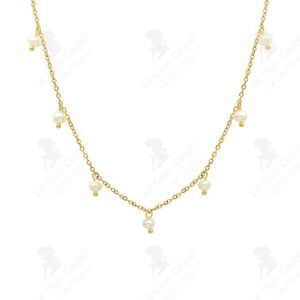 CASSIECA Collier Pendentif Femme Argent Chaine Reglable