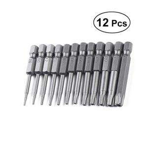 Yato 1//4/" Tournevis Hex Pin Trou de Sécurité Inviolable Bit Set 4,6 100 mm long