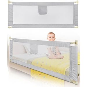 BARRIÈRE DE LIT BÉBÉ ELANCOOH Barrière de lit de 150 cm, Protection Con