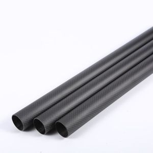 ACCESSOIRE CIRCUIT Tube en fibre de carbone, accessoires de importateur, coupe CNC en usine, simple, longueur 500mm, 256, 2 pièc