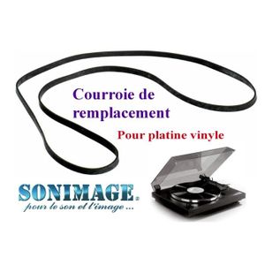 COURROIE PLATE POUR PLATINE VINYLE SONY AV-1700 HMP70 EX2K HMK-313 P-5550 