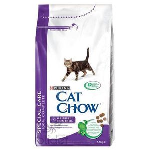 CROQUETTES Cat Chow Hairball Control pour Chats Adultes Pack de 1,5 Kg