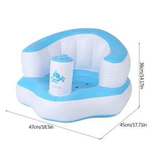 Siège gonflable pour bébé de 3 à 36 mois | Pompe à air intégrée | Canapé de  soutien dorsal doux pour bébé | Chaise pour s'asseoir | Chaise portable