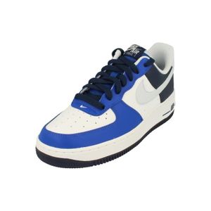 BASKET Baskets Homme Nike Air Force 1 07 LV8 en cuir bleu