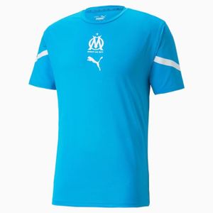 MAILLOT DE FOOTBALL - T-SHIRT DE FOOTBALL - POLO DE FOOTBALL Maillot Prématch OM 2021/22 - bleu rayé - XL