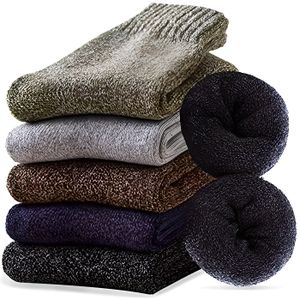 Lot de chaussettes longues pour homme en laine thermique d'hiver - ECELEN -  Gris clair Gris clair - Cdiscount Sport