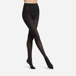 DIM Collant Femme Semi Opaque NOEUD DENTELLE Noir 20D