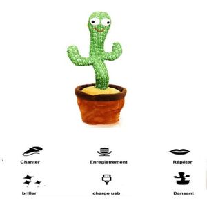 Generic Jouet Cactus Qui Peut Chanter Et Danser, Jouet Cactus En Peluche  Qui Peut Apprendre à Parler - Prix pas cher