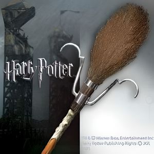 Harry Potter© sur le manche à balai commander une application  thermocollante