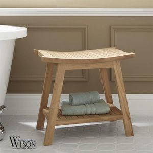 Tabouret 50 Cm En Chêne Massif Wilson Bois Achat Vente