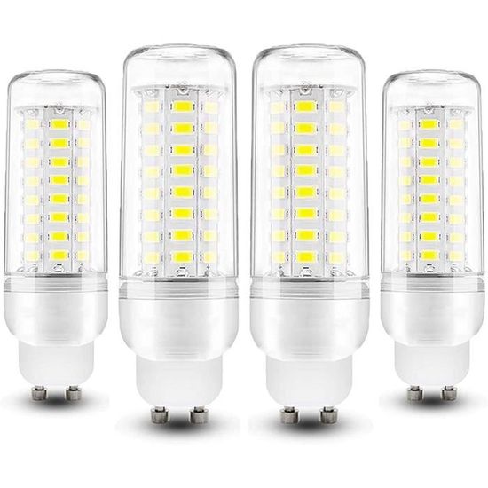 Ampoule GU10 LED mais 12W Blanc Froid 6000K 1350LM Équivalent Ampoules à Incandescence 100W, Ampoules de Maïs Non Dimmable, LED 72