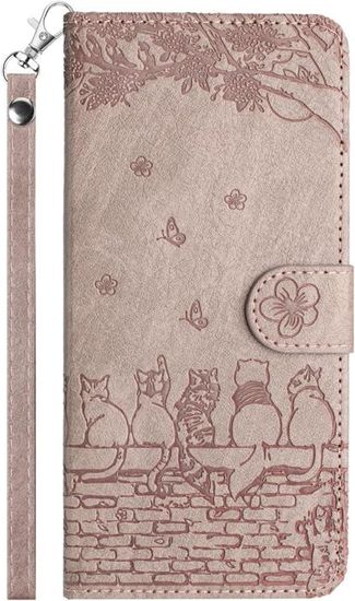 Porte-passeport Avec Protection RFID - Étui En Cuir PU à Fermeture Magnétique, Design Fleur Sauvage