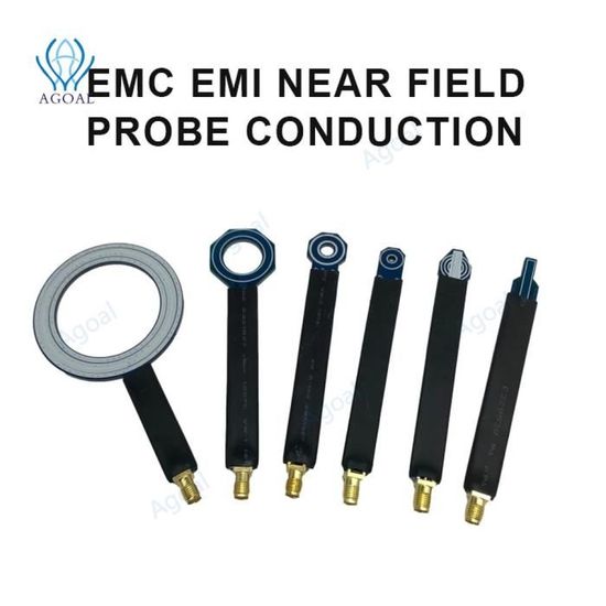 Outil Mesure électronique Kit 4 Sondes Champ Proche 30MHz-3GHz - Test EMI EMC - Antenne Magnétique KCR20B Sondes ABS Anti-choc électronique