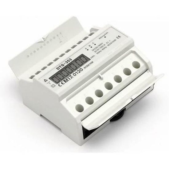 Compteur D'énergie électrique Triphasé 380V-400V OCS.tec - Wattmètre Rail DIN ZS1, Neuf