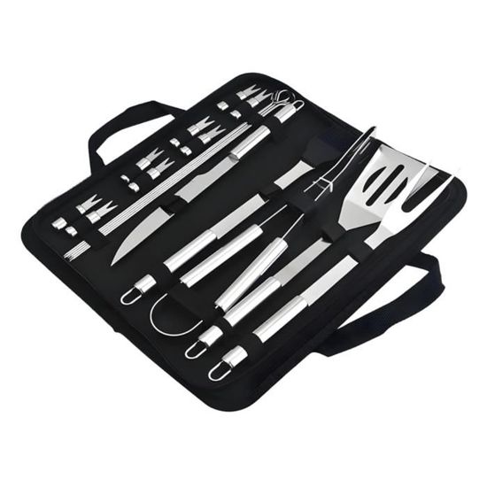 Kit étudiant Complet Vaisselle & Ustensiles - 56.5L Avec Boîte Rangement - Assiettes, Couverts, Poêle Induction, Gourde