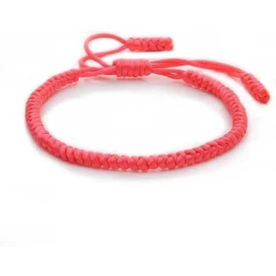 Avalaya Bracelet jonc flexible multibrins en acrylique rouge
