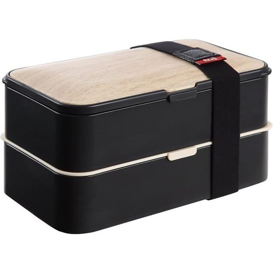 Escape Serenity Boîte Bento 2 étages + Bol Isotherme - Avec Couverts, Sac Et Support Téléphone - Idéal Repas Bureau, école Ou Pique-nique