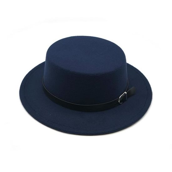 Chapeau Feutre Fedora En Feutre De Laine Marron à Ceinture - France Chapeau Noir Femme