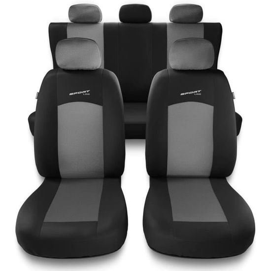Pack Complet De 8 Housses De Siège En Similicuir Noir Pour VW – AUTONET – Neuf Sous Emballage