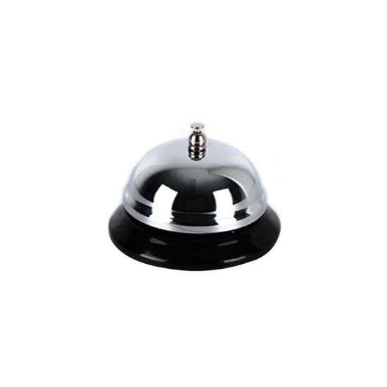 Cloches De Service Cisolen - Acier Inoxydable - 8,4x5,8cm - Jaune/Bleu/Rose - Pour Restaurant/Hôtel/Mariage