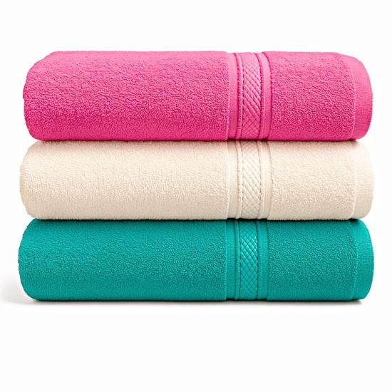 Serviettes De Bain Cloud Pillow - Lot De 2 - 70x140 Cm - 500 G/m² 100% Coton - Douces Et Absorbantes - Certifié Oeko-TEX