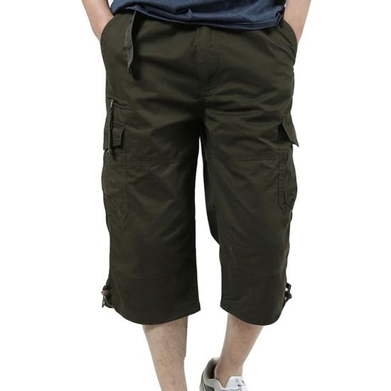 Pantalon Cargo Homme Aotoyou - Séchage Rapide - 6 Poches - Taille Élastique - Pour Travail Et Randonnée
