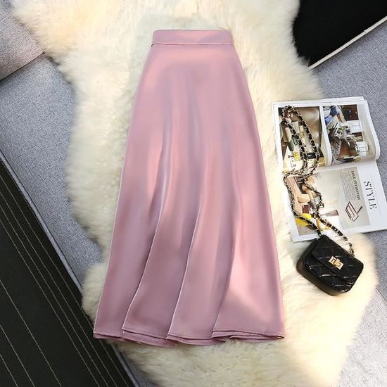 Jupe longue boutonnée - lin - Femme - Garnet Rose – Armor-lux